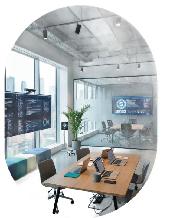 رسم توضيحي لتطوير المواقع والتطبيقات